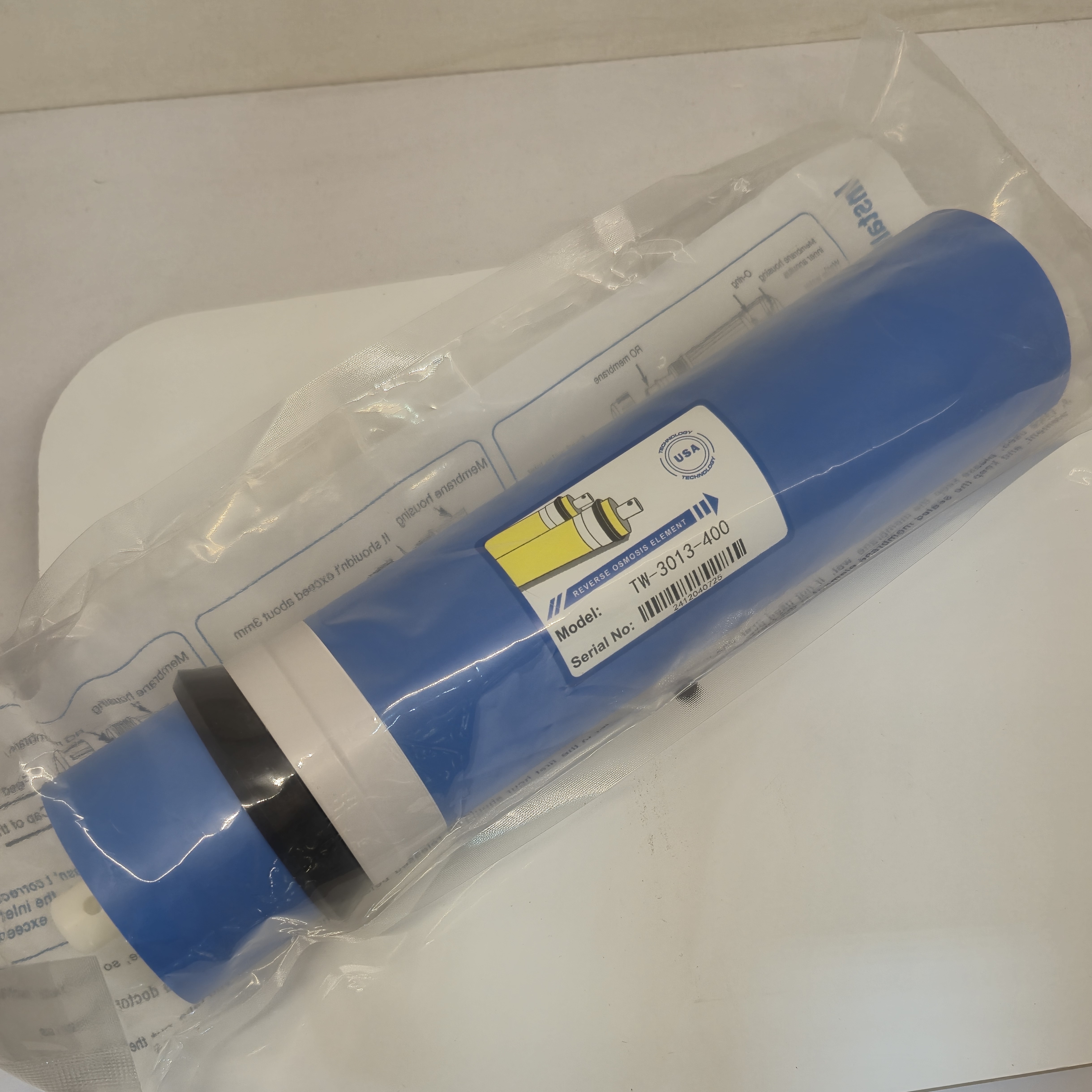 فیلتر مرحله چهار (ممبران)(۴۰۰ گالن نیمه صنعتی فیلم تک)